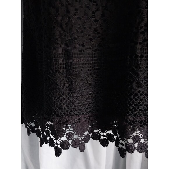 Anthropologie Everly Black Lace Dress Size Medium - Picture 3 of 5